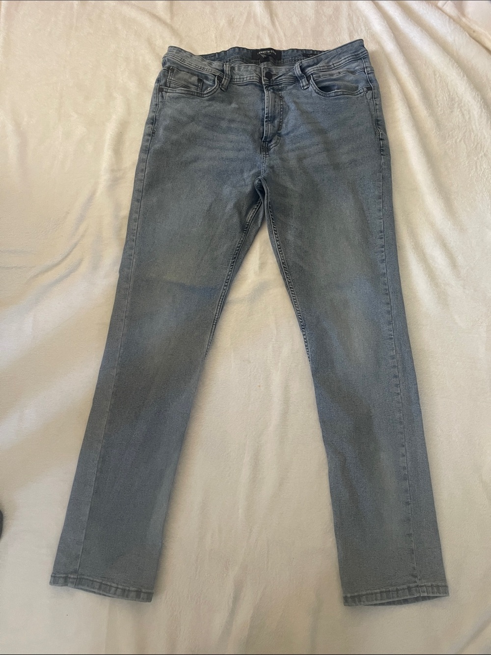 Kenneth Cole New York Light Blue Slim Straight Jeans